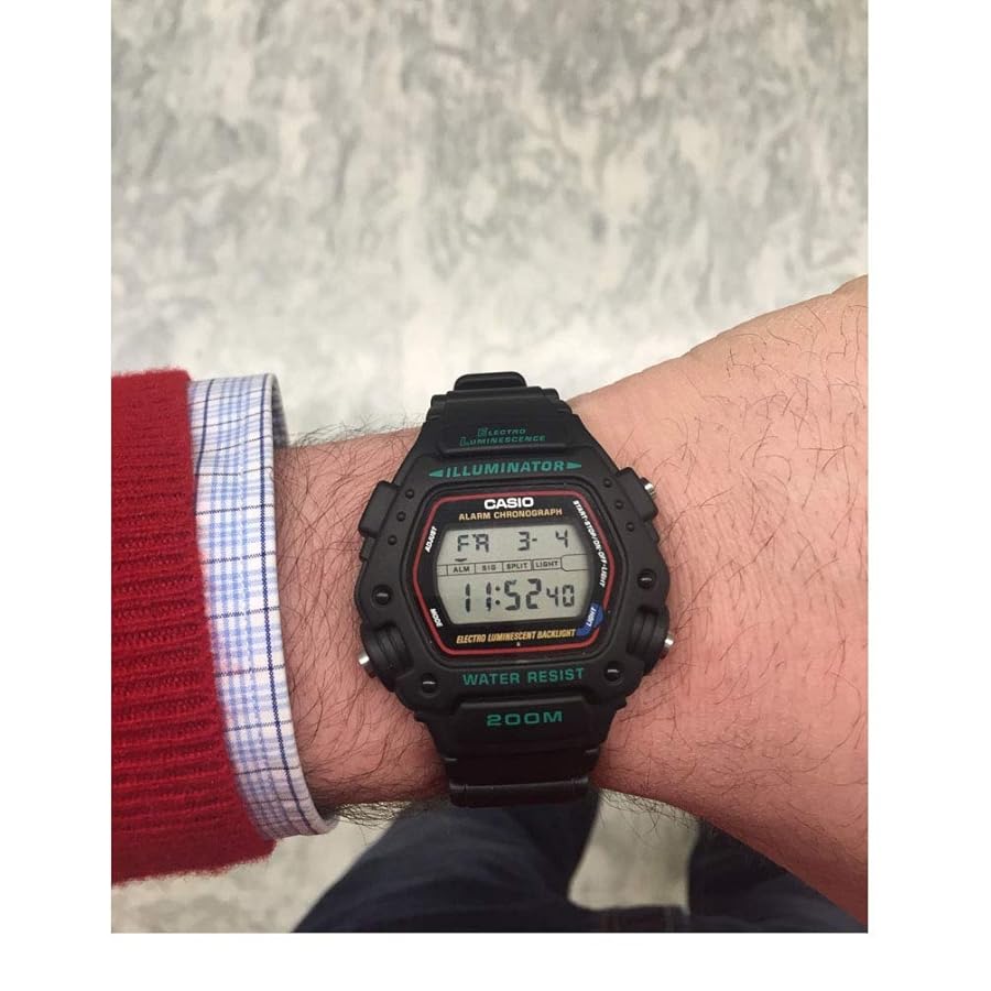 Amazon.co.jp: Casio Mens Multi Function Digital Black Resin